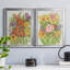 Floral Mix I - ensemble de 2 impressions encadrées sur toile-1511114580-1511114581