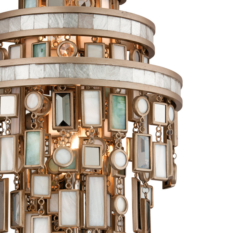 Dolcetti 3 - Light Dimmable Silver Flush Mount