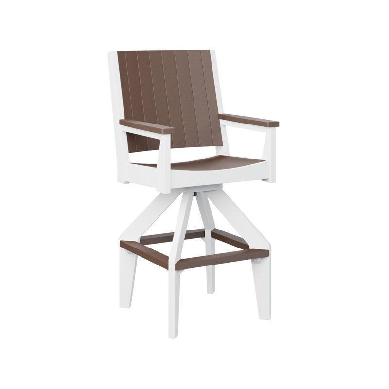 Fauteuil pivotant très haut Berlin, Chocolat / Brun, 28.5"