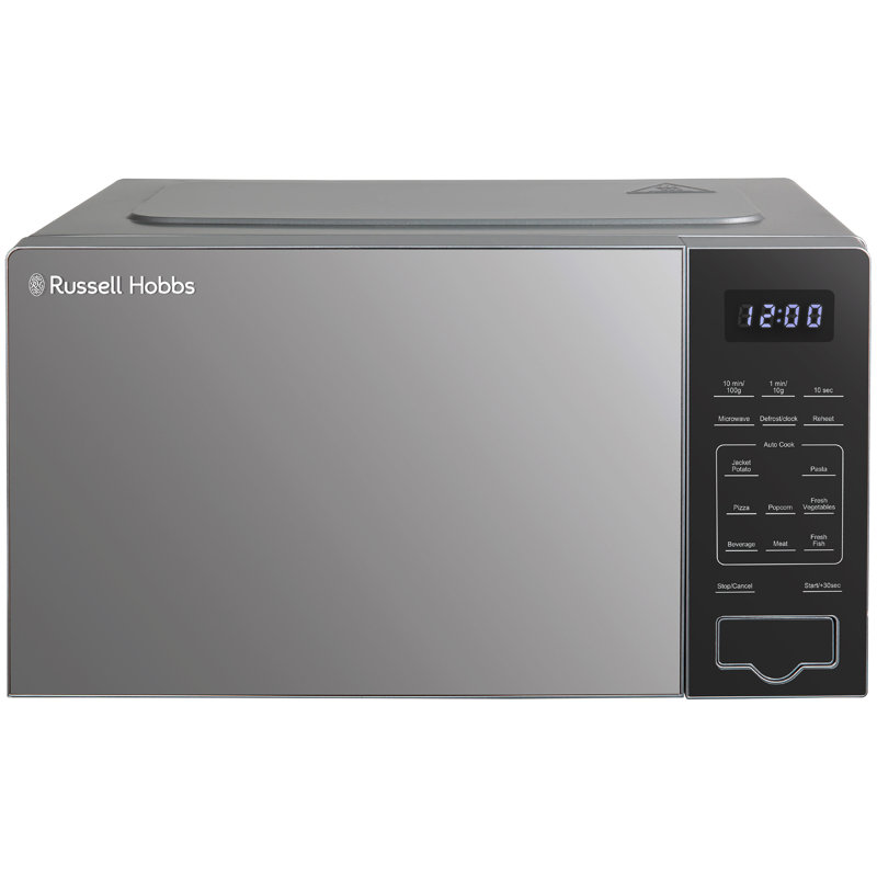 Russell Hobbs Rhmt2005b Compact Digital Microwave With Touch Control, 20l, Silver