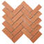 Brixon 12.72 In. X 13.53 In. Herringbone Matte Porcelain Mosaic Floor And Wall Tile (10.71 Sq. Ft. / Case)-1733554871