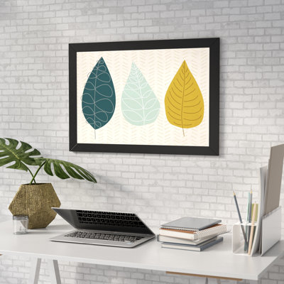 Monde floral et botanique de feuilles, vert moderne et reproduction d'art sur toile pour le salon