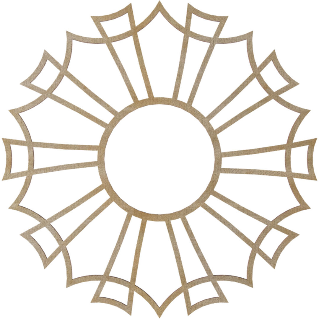 Augustus Wood Fretwork Pierced Ceiling Medallion Ekena Millwork 