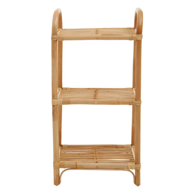Bourbeau 40cm W Rattan Shelving Unit