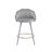 Damisi Upholstered Counter Stool with Metal Frame-908866361