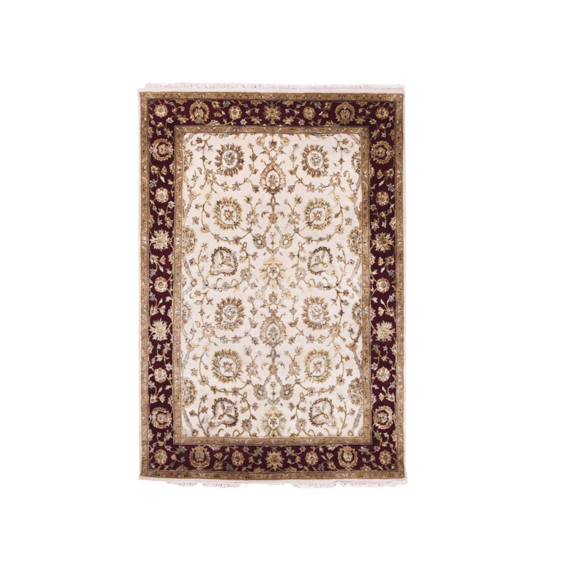 Tapis ivoire nouvel âge en laine Ceandra