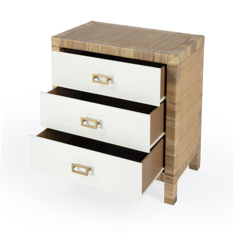 Janell 3 Drawer 25" W Chest