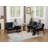 50” W Faux Leather Upholstered Loveseat