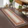 Machine Washable Rug for Living Room Braided Print Non-Slip Area Rug Stain Resistant Carpet for Dining Room Bedroom Nursery Office