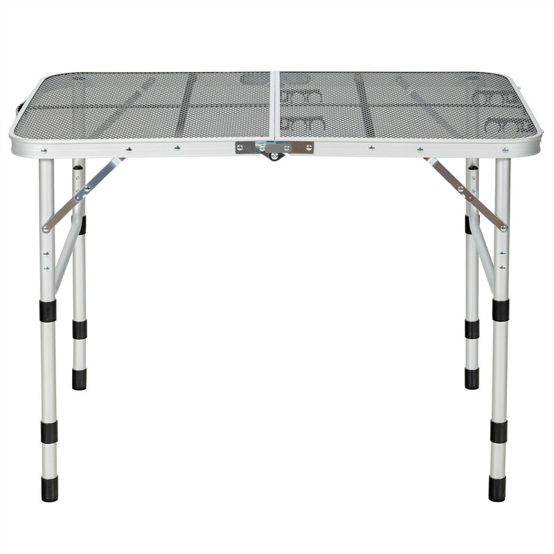 35'' Rectangular Adjustable Folding Table