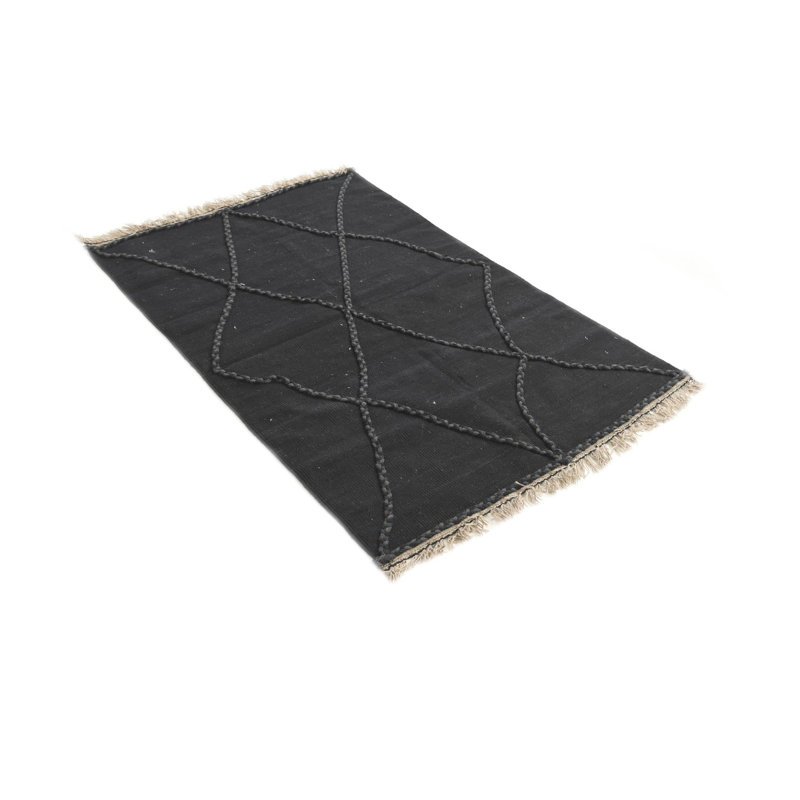 Odell Black Rug
