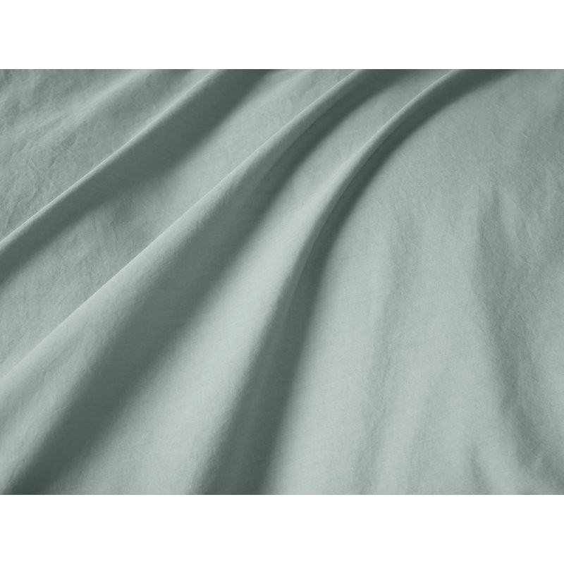 Ensemble de draps en percale raffinée biologique, Ensemble de draps pour très grand lit avec 2 taie, Rosée