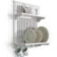 Wood Rectangle Wall Mounted Pot Rack-37529095