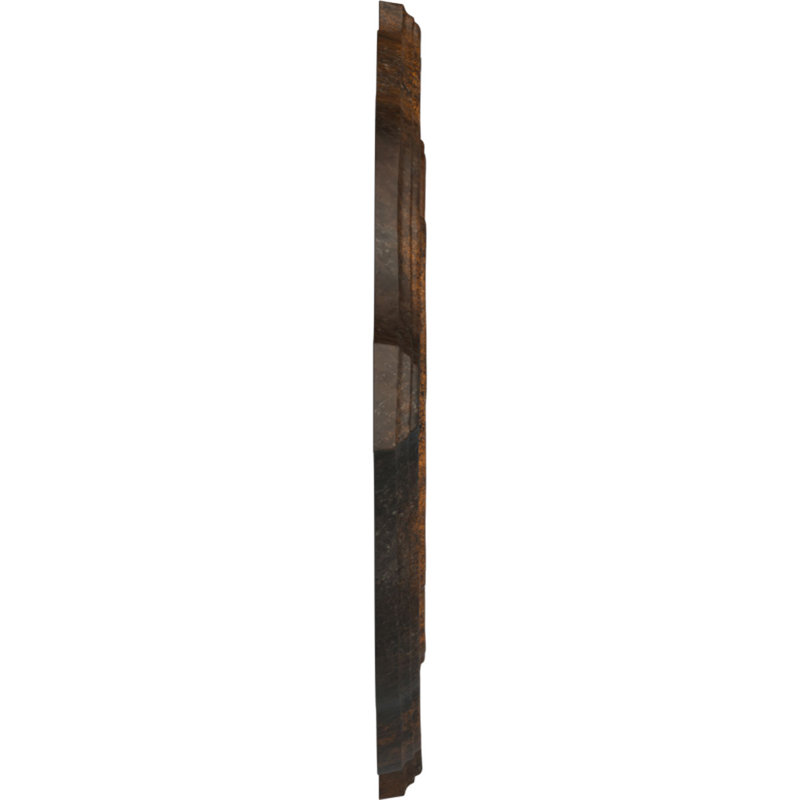 Endurathane Pesaro Ceiling Medallion, 36"W x 26"H x 1 1/2"P, Hand-Painted Rust Finish, Rust