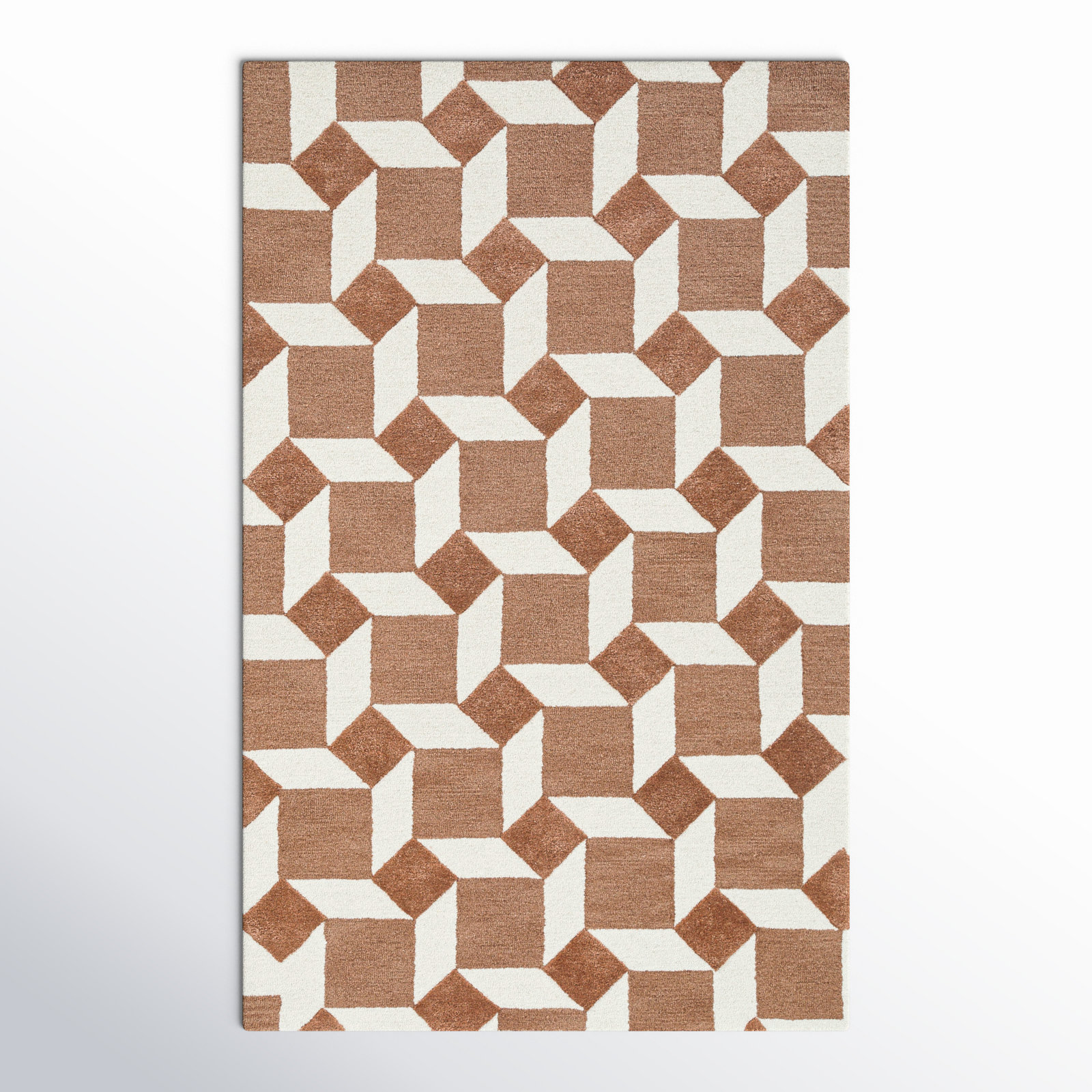 Woodcliff Hand-Tufted Geometric Rug, Rectangle 6' x 9'