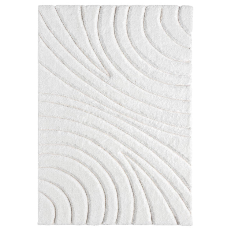 Koo Geometric Cream Area Rug
