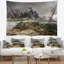 Eggum lofoten en polyester de tapisserie norvège avec accessoires suspendus inclus-28489467