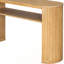 Console rustique avec pieds cannelés Trexm