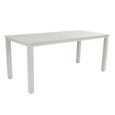Wood-Textured Dining Table