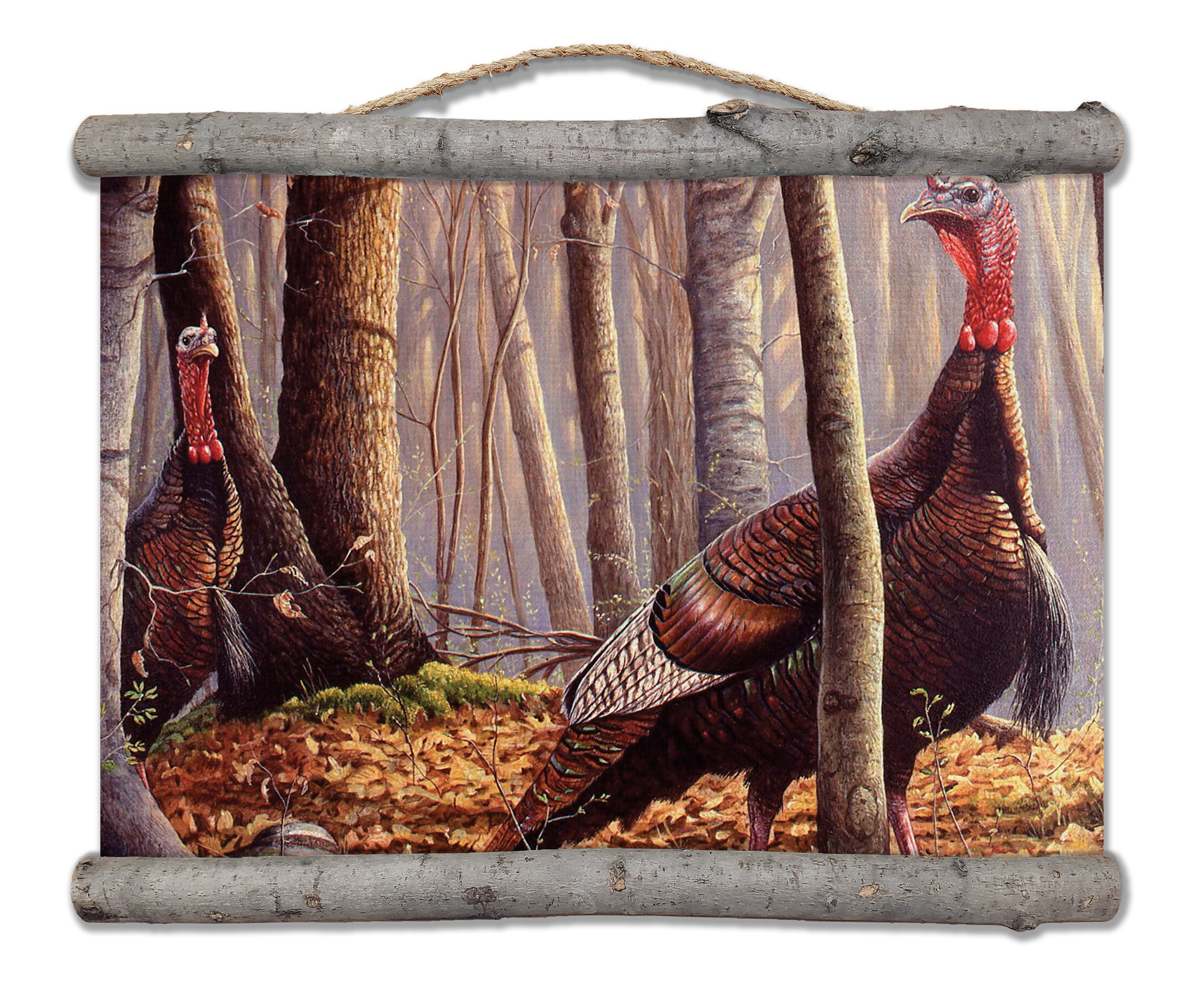 House & Homebody Co. 'First Call Turkey' Painting Print on White Canvas ...