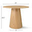 Table de salle à manger ronde en bois Petesral-1326040443