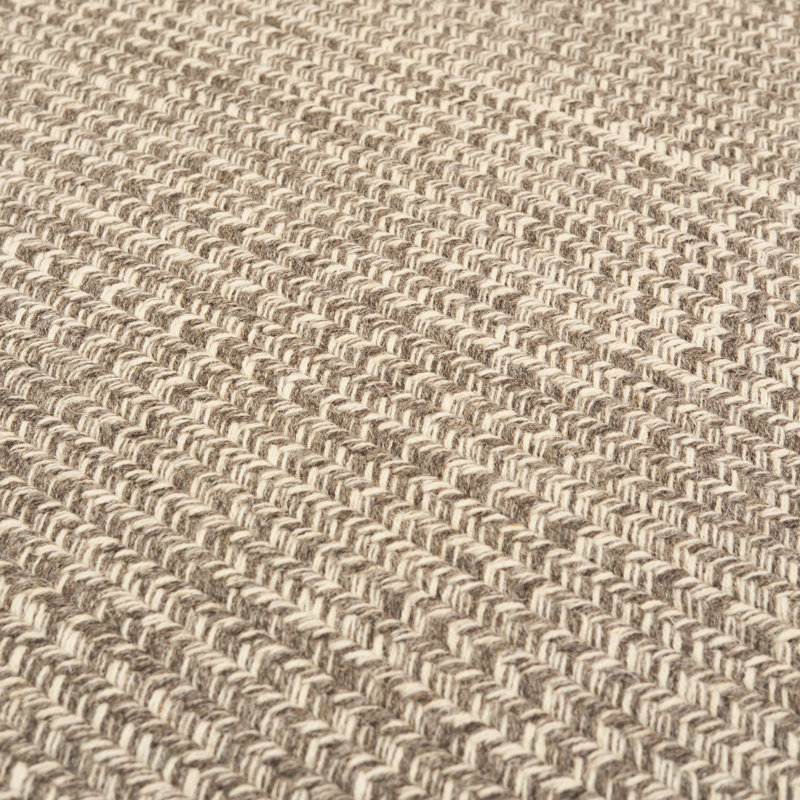 Tweed tissé naturel gris foncé, Rectangle 8 pi x 11 pi