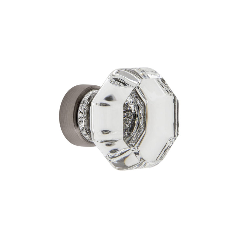 Chambord Geometric Knob, Antique Pewter