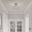 Plafonnier semi-encastré 1 lumière Knightsdale-1096694849