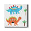Dino Duo - Impression sur toile tendue-950310656
