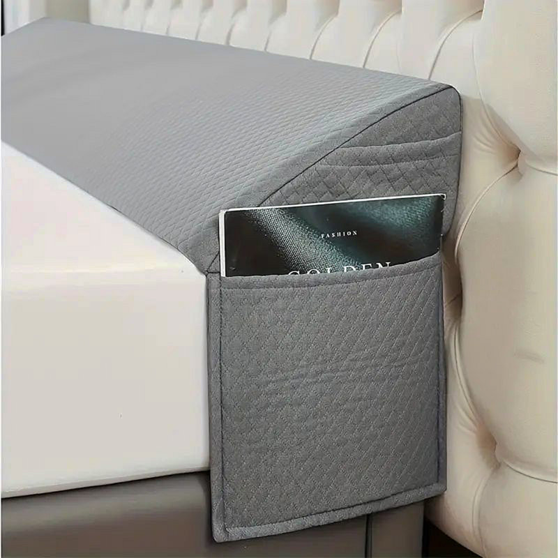 Air Layer Fabric Gap Pillow(Grey)Diamond-Shaped Pocket99*24.5*15Cm, 38.98" L x 9.86" W, Gray