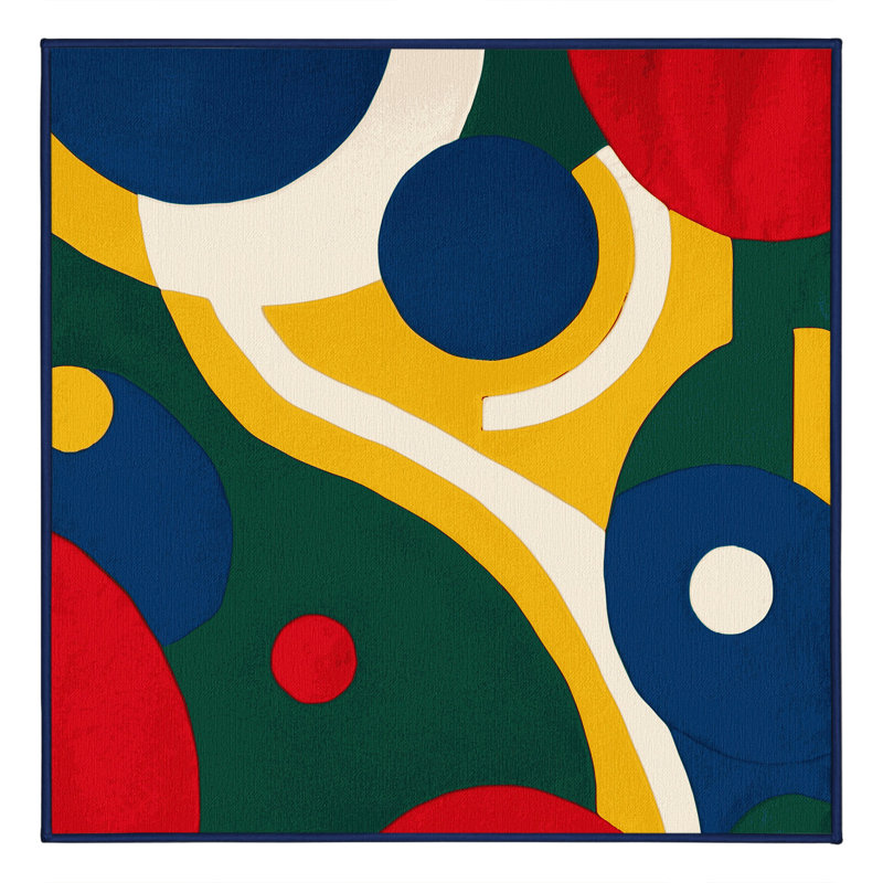 Perky Glide Rug, Square 6'