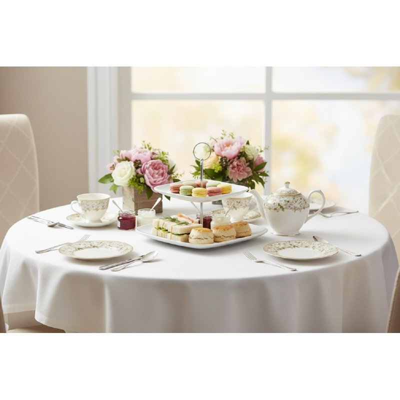 Waterside Elegant Two-Tier Cake Stand