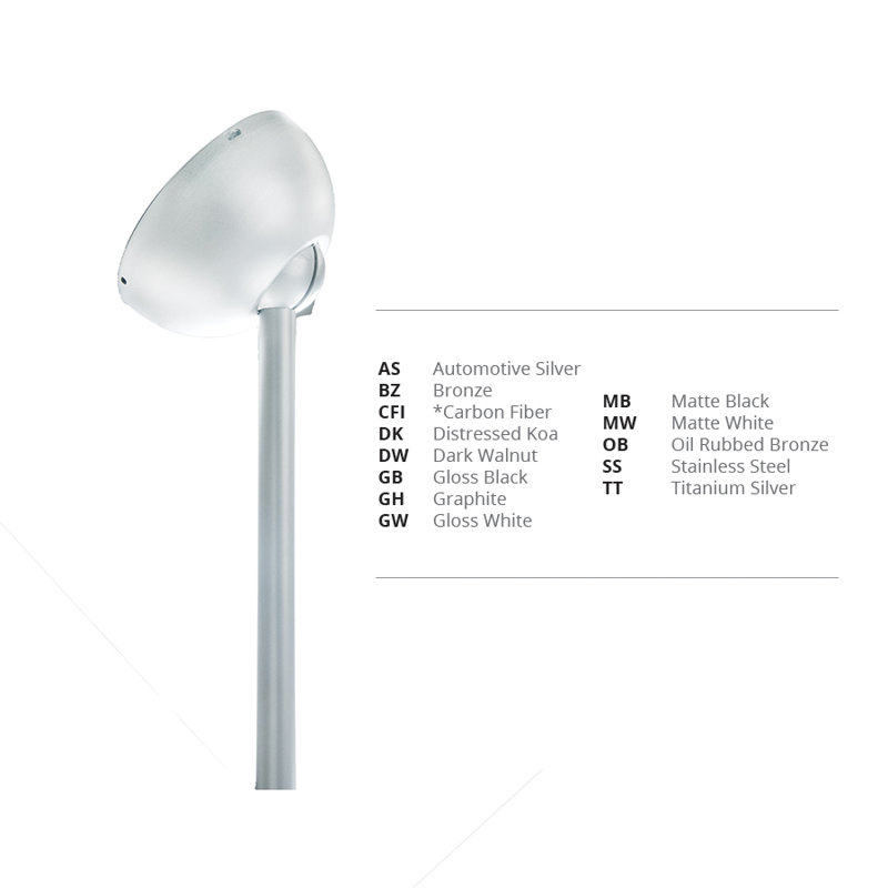 Ceiling Fan Sloped Adapter, Matte White