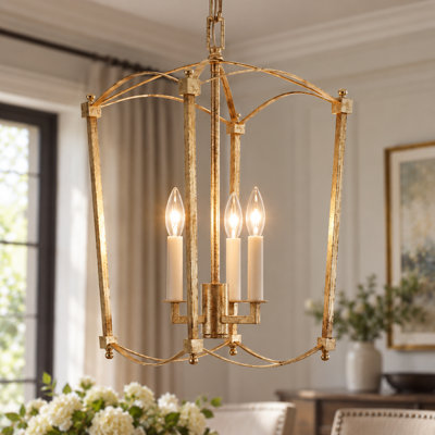 Lustre lanterne à 3 lumières