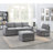 Contemporary 5Pc Modular Sectional Set