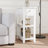 24'' Tall End Table, Narrow Side Table with Drawer and Shelves for Small Space-648055035-633413262