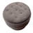 Modern Fabric Round Storage Ottoman-886572933