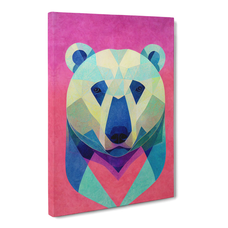 Rexford Polar Bear Orphism - Wrapped Canvas, 50cm H x 35cm W x 3cm D