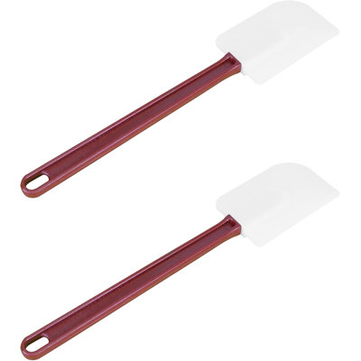 2-piece High-heat Silicone Scraper Spoon Set 