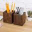 Solid Wood Desktop Stationary Pen Holders