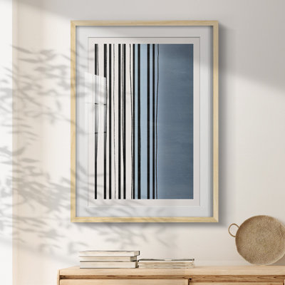Abstracto Azul I -Framed Print