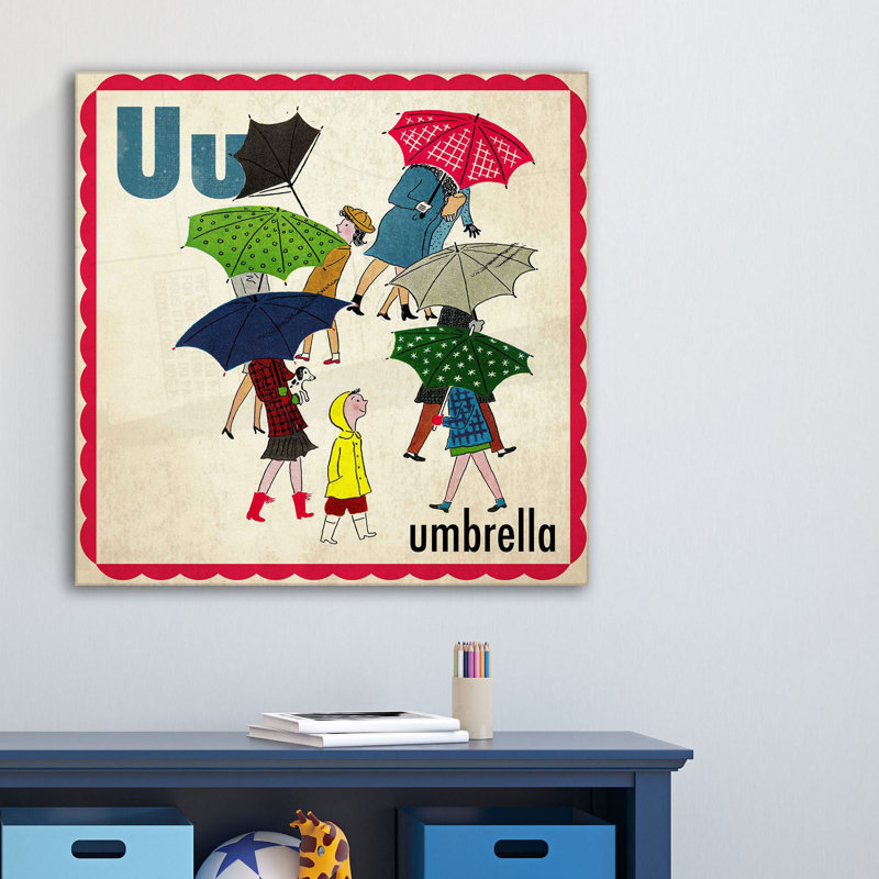 Umbrella - Wrapped Canvas Print, 122cm H x 122cm W