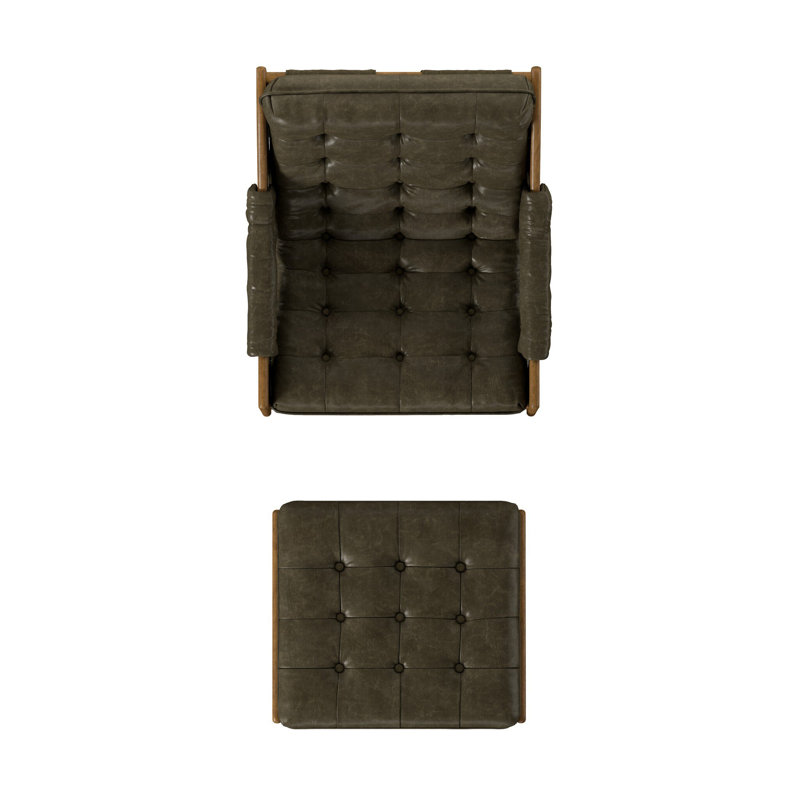 Halston Chair W/Ottoman-Dulane Moss