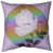 Fleur mauve / arc-en-ciel