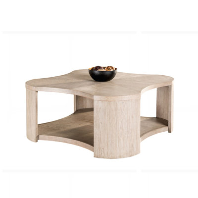 Table basse de style moderne avec rangement ouvert