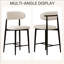 Ensemble de 4 tabourets de bar modernes et rembourrés Modern-466143853-466143852