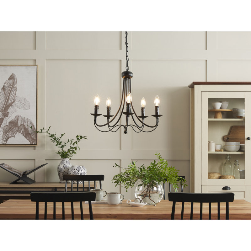 Oubre 5 - Light Candle Style Chandelier