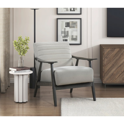 Fauteuil d'appoint décontracté de style transitionnel 1pc