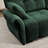 Chenille Upholstered 2-Seater Sectional Sofa With Ottoman-1342498985
