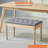 Ninnekah Fabric Upholstered Bench-695970989